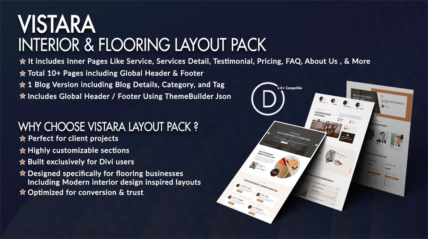 VISTARA - INTERIOR & FLOORING LAYOUT PACK - Image 2